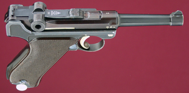 H.K. Krieghoff Suhl S Dated Luger Right View